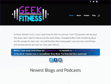 Tablet Screenshot of geekfitness.net